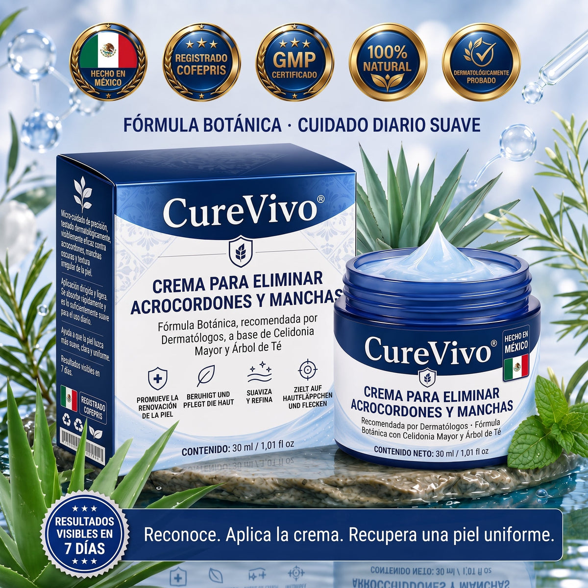 𝐂𝐮𝐫𝐞𝐕𝐢𝐯𝐨® 🛒𝐂𝐫𝐞𝐦𝐚 𝐝𝐞 𝟕 𝐝í𝐚𝐬 𝐩𝐚𝐫𝐚 𝐞𝐥𝐢𝐦𝐢𝐧𝐚𝐫 𝐚𝐜𝐫𝐨𝐜𝐨𝐫𝐝𝐨𝐧𝐞𝐬 𝐲 𝐦𝐚𝐧𝐜𝐡𝐚𝐬 (𝐟ó𝐫𝐦𝐮𝐥𝐚 𝐬𝐢𝐧 𝐝𝐨𝐥𝐨𝐫 – 𝐬𝐢𝐧 𝐜𝐢𝐜𝐚𝐭𝐫𝐢𝐜𝐞𝐬)
