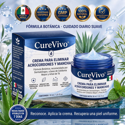 𝐂𝐮𝐫𝐞𝐕𝐢𝐯𝐨® 🛒𝐂𝐫𝐞𝐦𝐚 𝐝𝐞 𝟕 𝐝í𝐚𝐬 𝐩𝐚𝐫𝐚 𝐞𝐥𝐢𝐦𝐢𝐧𝐚𝐫 𝐚𝐜𝐫𝐨𝐜𝐨𝐫𝐝𝐨𝐧𝐞𝐬 𝐲 𝐦𝐚𝐧𝐜𝐡𝐚𝐬 (𝐟ó𝐫𝐦𝐮𝐥𝐚 𝐬𝐢𝐧 𝐝𝐨𝐥𝐨𝐫 – 𝐬𝐢𝐧 𝐜𝐢𝐜𝐚𝐭𝐫𝐢𝐜𝐞𝐬)