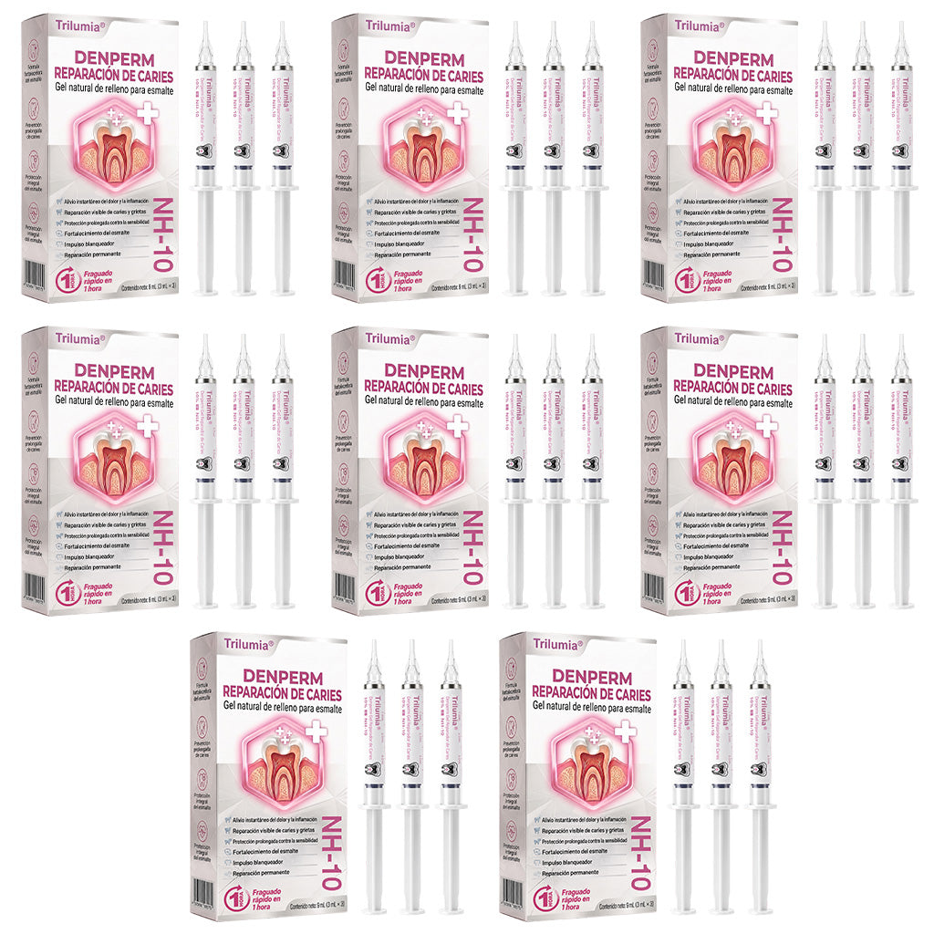 Trilumia® DenPerm🦷🥫🥫 Gel reparador de caries y relleno de esmalte natural