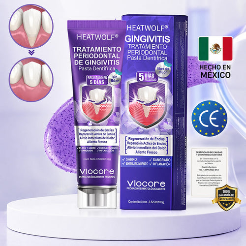 𝐏𝐚𝐬𝐭𝐚 𝐝𝐞 𝐝𝐢𝐞𝐧𝐭𝐞𝐬 𝐇𝐄𝐀𝐓𝐖𝐎𝐋® 🦷𝐕𝐢𝐨𝐂𝐨𝐫𝐞 𝐩𝐚𝐫𝐚 𝐞𝐥 𝐭𝐫𝐚𝐭𝐚𝐦𝐢𝐞𝐧𝐭𝐨 𝐝𝐞 𝐥𝐚 𝐢𝐧𝐟𝐥𝐚𝐦𝐚𝐜𝐢ó𝐧 𝐝𝐞 𝐥𝐚𝐬 𝐞𝐧𝐜í𝐚𝐬 𝐲 𝐥𝐚 𝐩𝐞𝐫𝐢𝐨𝐝𝐨𝐧𝐭𝐢𝐭𝐢𝐬