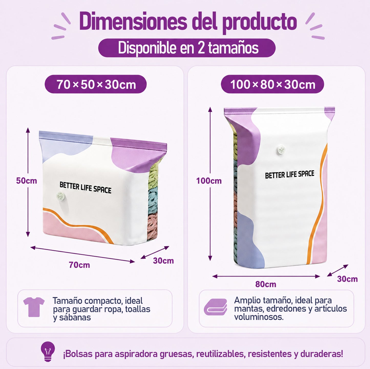 ÚLTIMO DÍA 🔥 70% DE DESCUENTO 👕 SVOZK® Bolsas 3D de Almacenamiento sin Bomba 📦 El organizador todo en uno para ropa, cobijas, juguetes, libros y peluches 🧸📚👕🧦