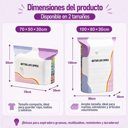 ÚLTIMO DÍA 🔥 70% DE DESCUENTO 👕 SVOZK® Bolsas 3D de Almacenamiento sin Bomba 📦 El organizador todo en uno para ropa, cobijas, juguetes, libros y peluches 🧸📚👕🧦
