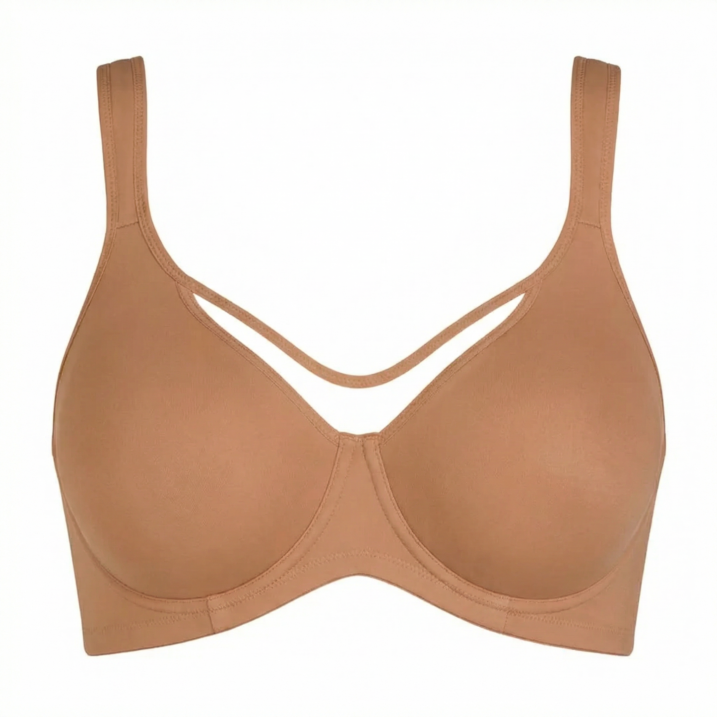 🏆LUCKYSONG® Último Día – Precio Especial 💐 Sujetador Elegante Transparente de Cobertura Completa Plus Size - Negro