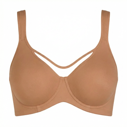 🏆LUCKYSONG® Último Día – Precio Especial 💐 Sujetador Elegante Transparente de Cobertura Completa Plus Size - Negro