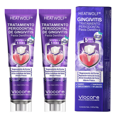 𝐏𝐚𝐬𝐭𝐚 𝐝𝐞 𝐝𝐢𝐞𝐧𝐭𝐞𝐬 𝐇𝐄𝐀𝐓𝐖𝐎𝐋® 🦷𝐕𝐢𝐨𝐂𝐨𝐫𝐞 𝐩𝐚𝐫𝐚 𝐞𝐥 𝐭𝐫𝐚𝐭𝐚𝐦𝐢𝐞𝐧𝐭𝐨 𝐝𝐞 𝐥𝐚 𝐢𝐧𝐟𝐥𝐚𝐦𝐚𝐜𝐢ó𝐧 𝐝𝐞 𝐥𝐚𝐬 𝐞𝐧𝐜í𝐚𝐬 𝐲 𝐥𝐚 𝐩𝐞𝐫𝐢𝐨𝐝𝐨𝐧𝐭𝐢𝐭𝐢𝐬