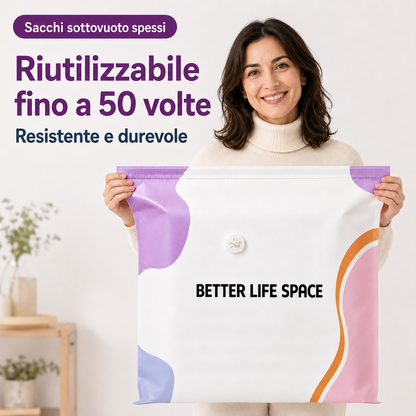 ULTIMO GIORNO! 🔥 SCONTO 70% 👕 SVOZK® Sacchetti sottovuoto 3D senza pompa 📦 L’organizer tutto-in-uno definitivo per vestiti, giocattoli, libri e peluche 🧸📚👕🧦