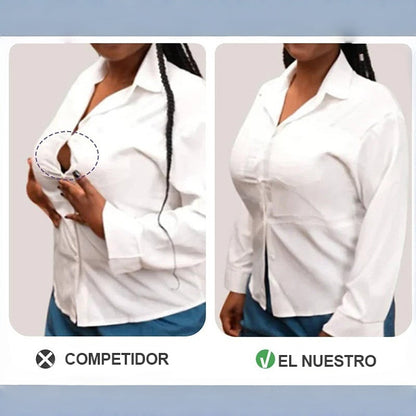🏆LUCKYSONG® Último Día – Precio Especial 💐 Sujetador Elegante Transparente de Cobertura Completa Plus Size - Negro
