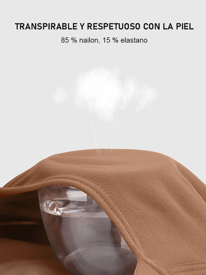 🏆LUCKYSONG® Sujetador Sin Aros de Uso Diario, Sin Relleno, Suave y Ligero