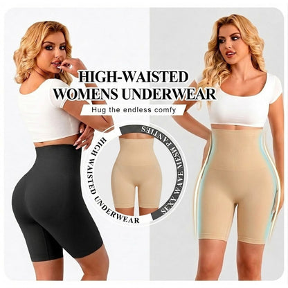 🔥50% de descuento último día | Sfrcord® Faja Moldeadora para Mujer – Short de Cintura Alta con Control de Abdomen