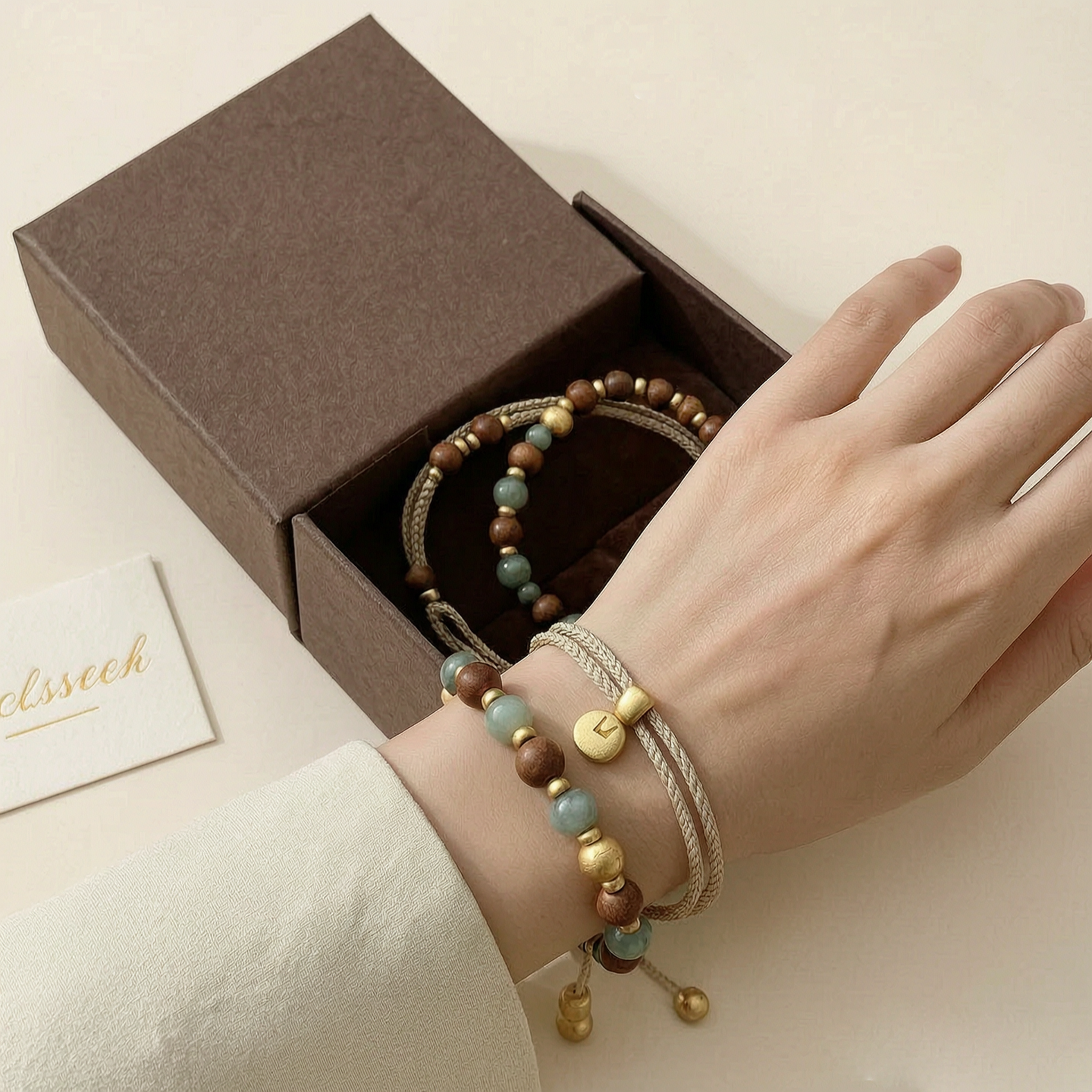 Boho Layered Beaded Bracelet