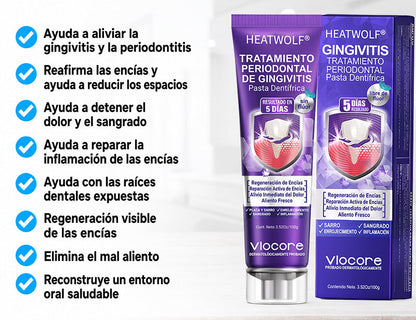 𝐏𝐚𝐬𝐭𝐚 𝐝𝐞 𝐝𝐢𝐞𝐧𝐭𝐞𝐬 𝐇𝐄𝐀𝐓𝐖𝐎𝐋® 🦷𝐕𝐢𝐨𝐂𝐨𝐫𝐞 𝐩𝐚𝐫𝐚 𝐞𝐥 𝐭𝐫𝐚𝐭𝐚𝐦𝐢𝐞𝐧𝐭𝐨 𝐝𝐞 𝐥𝐚 𝐢𝐧𝐟𝐥𝐚𝐦𝐚𝐜𝐢ó𝐧 𝐝𝐞 𝐥𝐚𝐬 𝐞𝐧𝐜í𝐚𝐬 𝐲 𝐥𝐚 𝐩𝐞𝐫𝐢𝐨𝐝𝐨𝐧𝐭𝐢𝐭𝐢𝐬