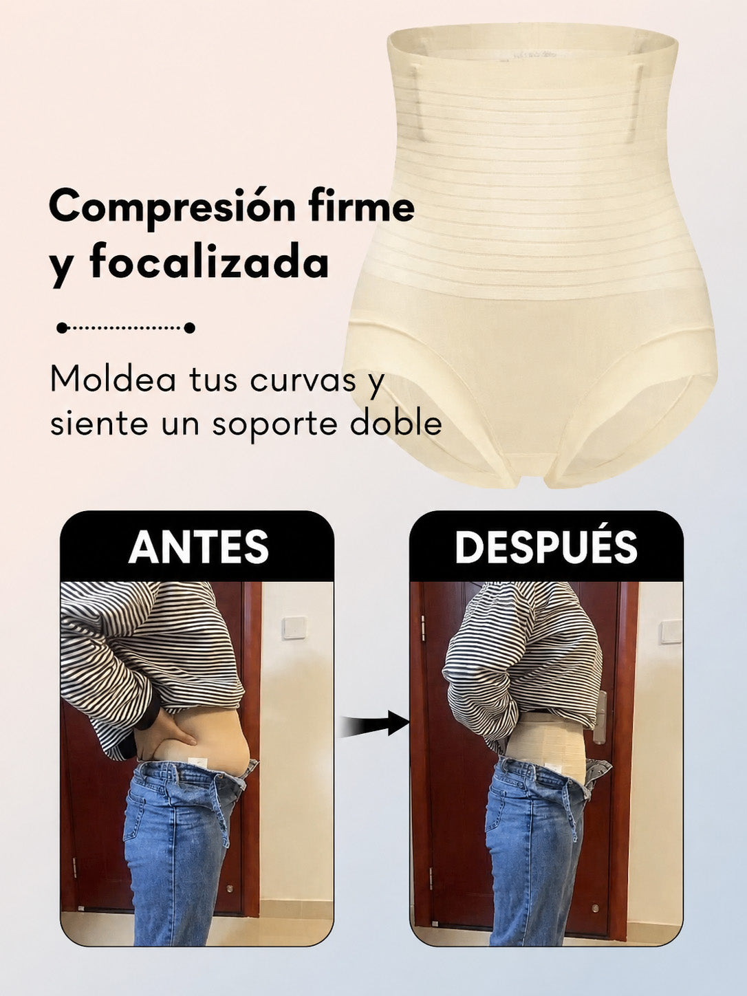🏆LUCKYSONG® Ropa Interior Moldeadora NuForme de Compresión Suave