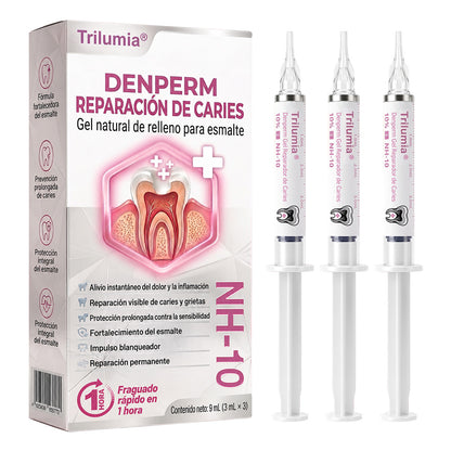 Trilumia® DenPerm🦷🥫🥫 Gel reparador de caries y relleno de esmalte natural