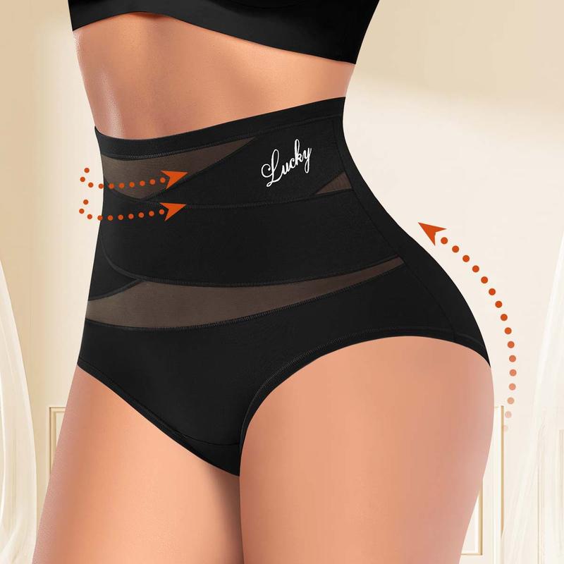 🌸 LUCKYSONG® Último Día – Compra 1 y Recibe 3 Packs ✨ Bragas Talle Alto Plus Size con Control Cruzado de Abdomen