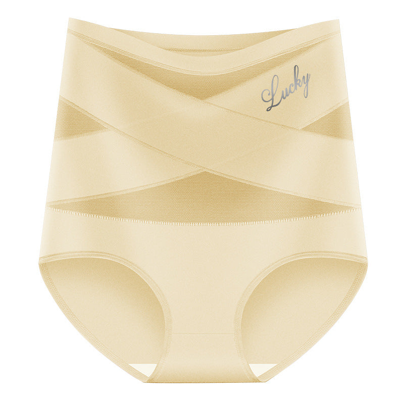 🌸 LUCKYSONG® Último Día – Compra 1 y Recibe 3 Packs ✨ Bragas Talle Alto Plus Size con Control Cruzado de Abdomen