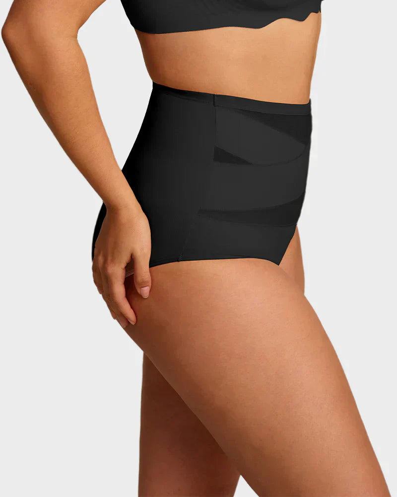 🌸 LUCKYSONG® Último Día – Compra 1 y Recibe 3 Packs ✨ Bragas Talle Alto Plus Size con Control Cruzado de Abdomen