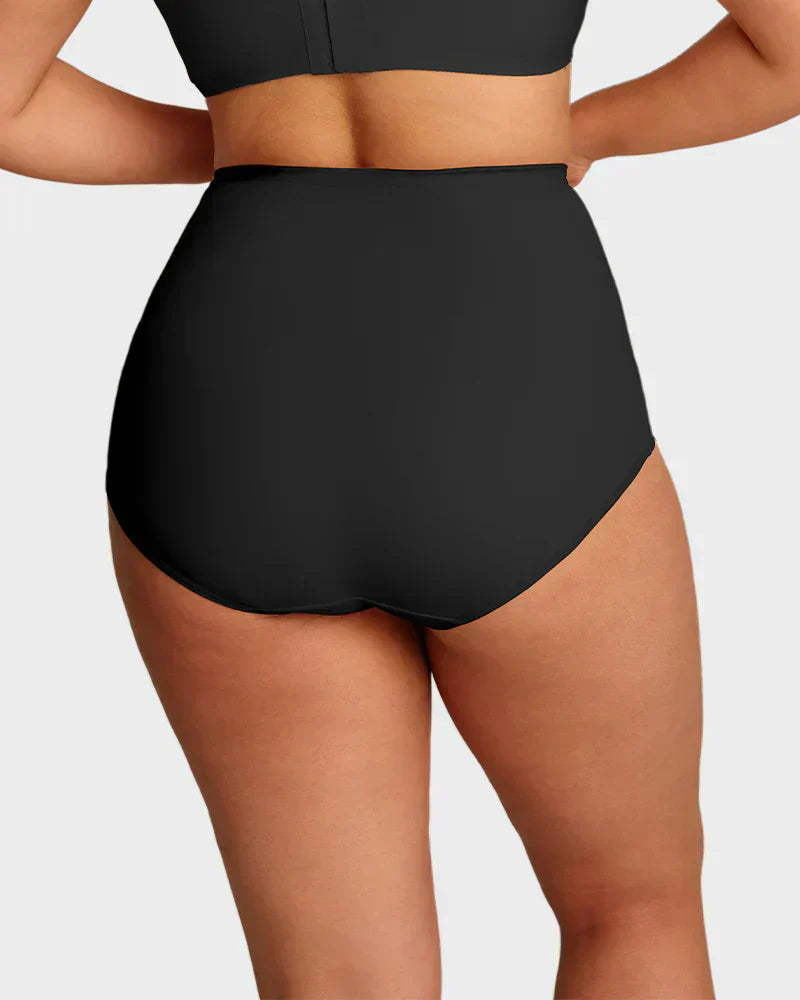 🌸 LUCKYSONG® Último Día – Compra 1 y Recibe 3 Packs ✨ Bragas Talle Alto Plus Size con Control Cruzado de Abdomen