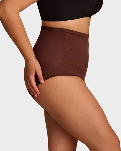 🌸 LUCKYSONG® Último Día – Compra 1 y Recibe 3 Packs ✨ Bragas Talle Alto Plus Size con Control Cruzado de Abdomen