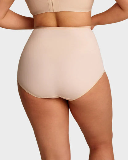 🌸 LUCKYSONG® Último Día – Compra 1 y Recibe 3 Packs ✨ Bragas Talle Alto Plus Size con Control Cruzado de Abdomen