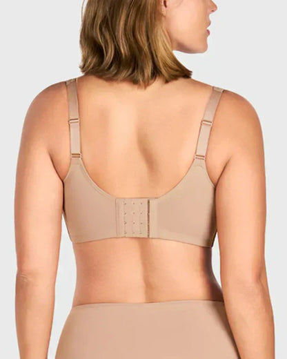 🏆LUCKYSONG® Último Día – Precio Especial 💐 Sujetador Elegante Transparente de Cobertura Completa Plus Size - Negro