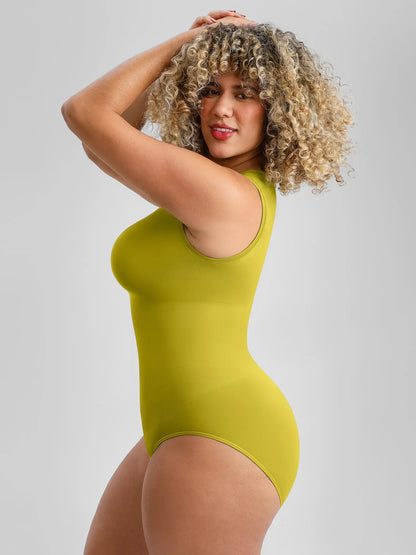 🏆LUCKYSONG®  Scoop Neck Buttery Seamless Everyday Bodysuit