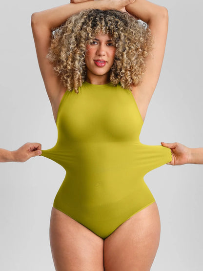 🏆LUCKYSONG®  Scoop Neck Buttery Seamless Everyday Bodysuit