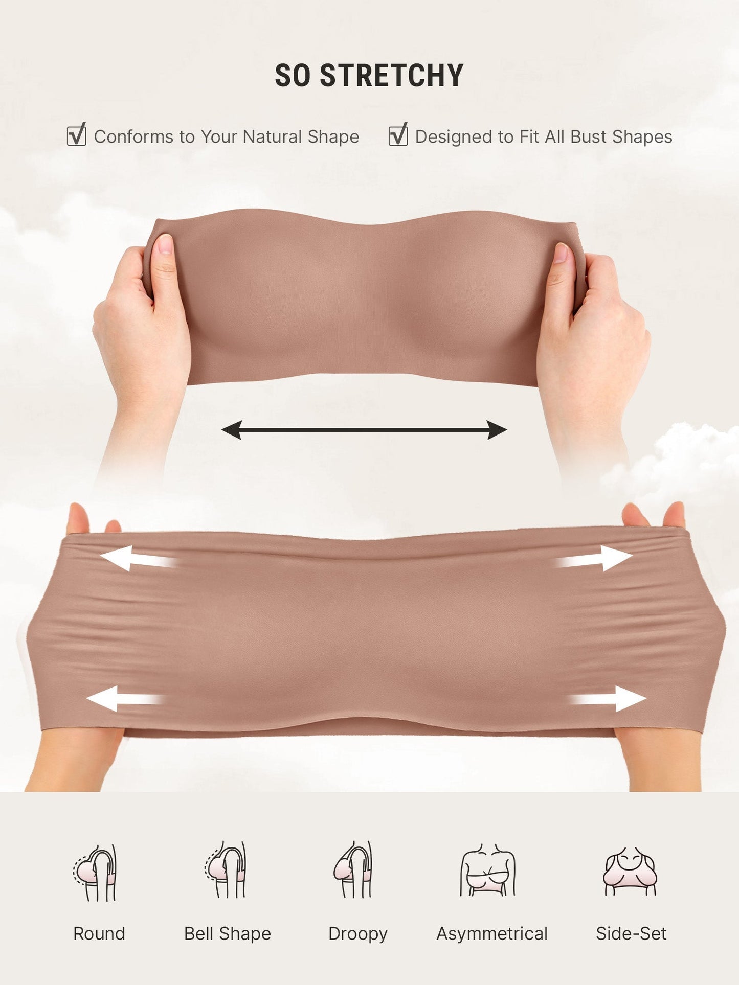 🏆LUCKYSONG® Butter-Soft Strapless Bandeau Bra