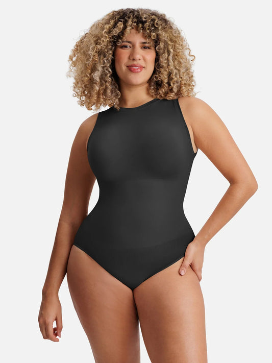 🏆LUCKYSONG® Body Sin Costuras Ultrasuave de Uso Diario con Escote Redondo