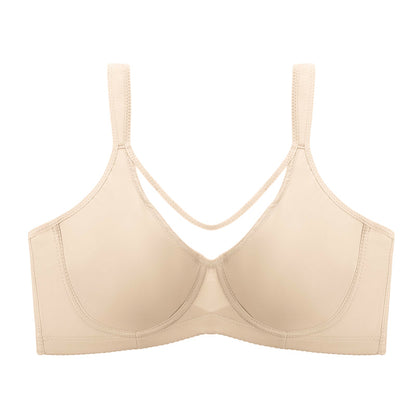 🏆LUCKYSONG® Último Día – Precio Especial 💐 Sujetador Elegante Transparente de Cobertura Completa Plus Size - Negro